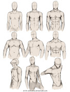 Volumes e Concavidades: Referemse às formas do corpo; suas curvas, . (body type study by jinx star)