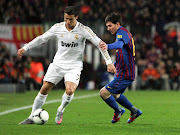 Ronaldo (28) y Messi (25) en un Madrid- Barça messi vs cristano ronaldo 