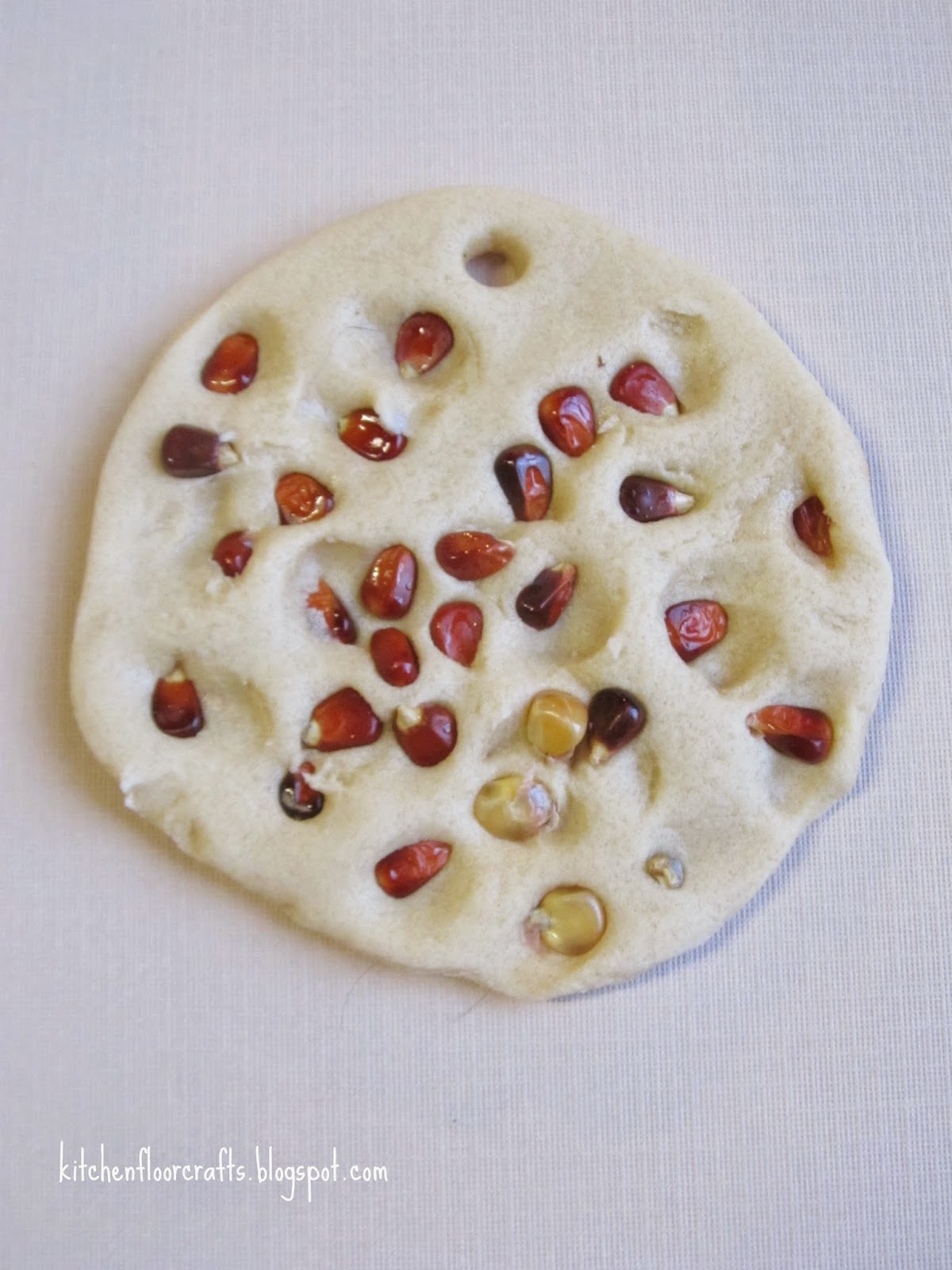 Kitchen Floor Crafts Indian Corn Mosaics and More