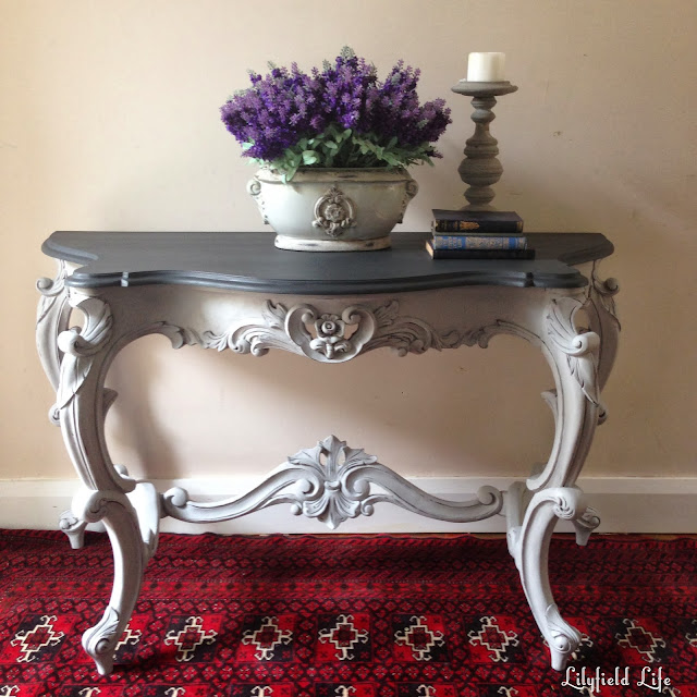 french style hall console tables - hand painted by Lilyfield Life