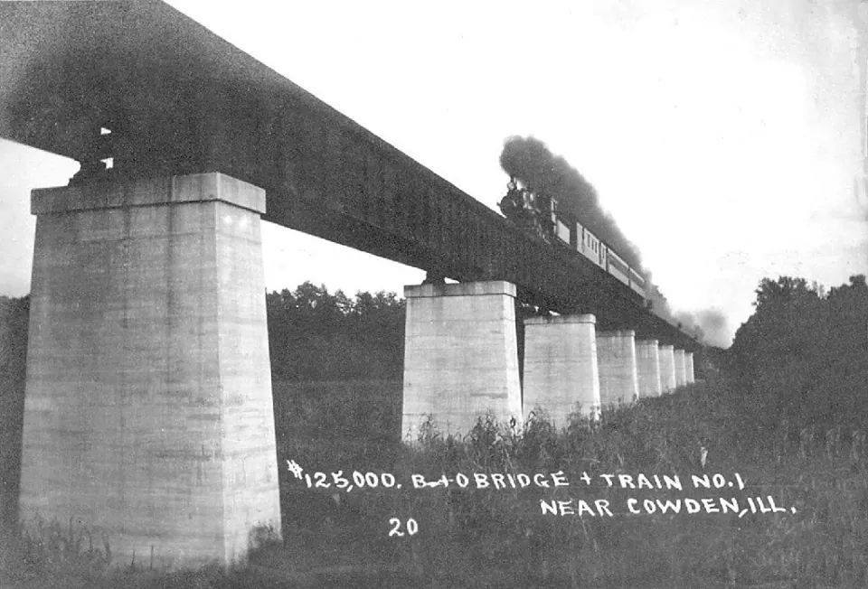 Industrial History B&O Bridge over Kaskaskia River