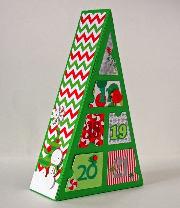 One Scrap at a Time Doodlebug Advent Tree Calendar