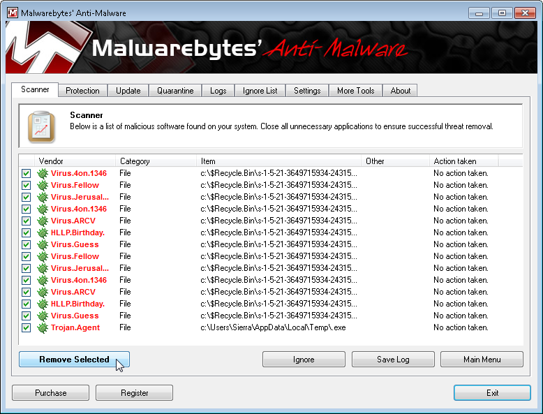Malicious Software Removal Tool Rootkit Revealer