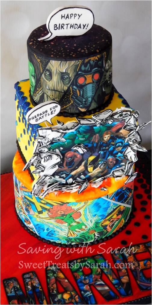 Sweet Treats by Sarah Comic Book Cake Sweet Treats by Sarah Comic Book Cake