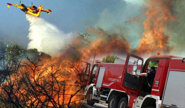 Πολύ υψηλός κίνδυνος πυρκαγιάς και τη Δευτέρα   Δείτε σε ποιες περιοχές