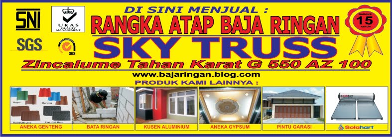 RANGKA ATAP BAJA RINGAN SKY TRUSS