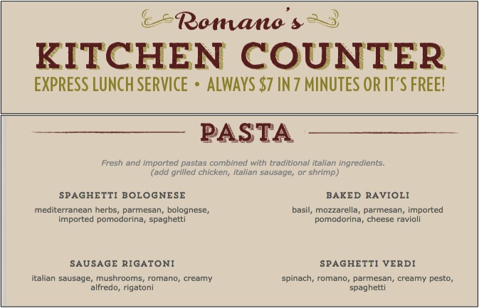 macaroni grill lunch menu macaroni grill lunch menu