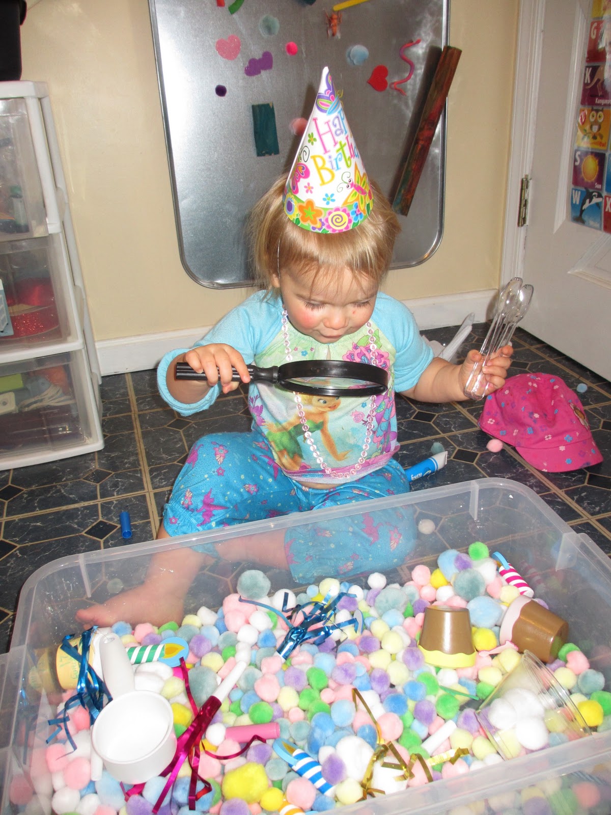 Birthday Sensory Bin Growing A Jeweled Rose