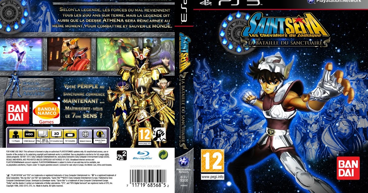 Os Cavaleiros do Zodíaco (PS2) - ZERADO e DUBLADO - Saga do Santuário de  Saint Seiya do PS2 