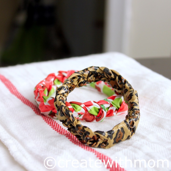 Create With Mom Dazzling duct tape bracelets