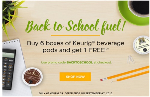 Keurig discount coupons