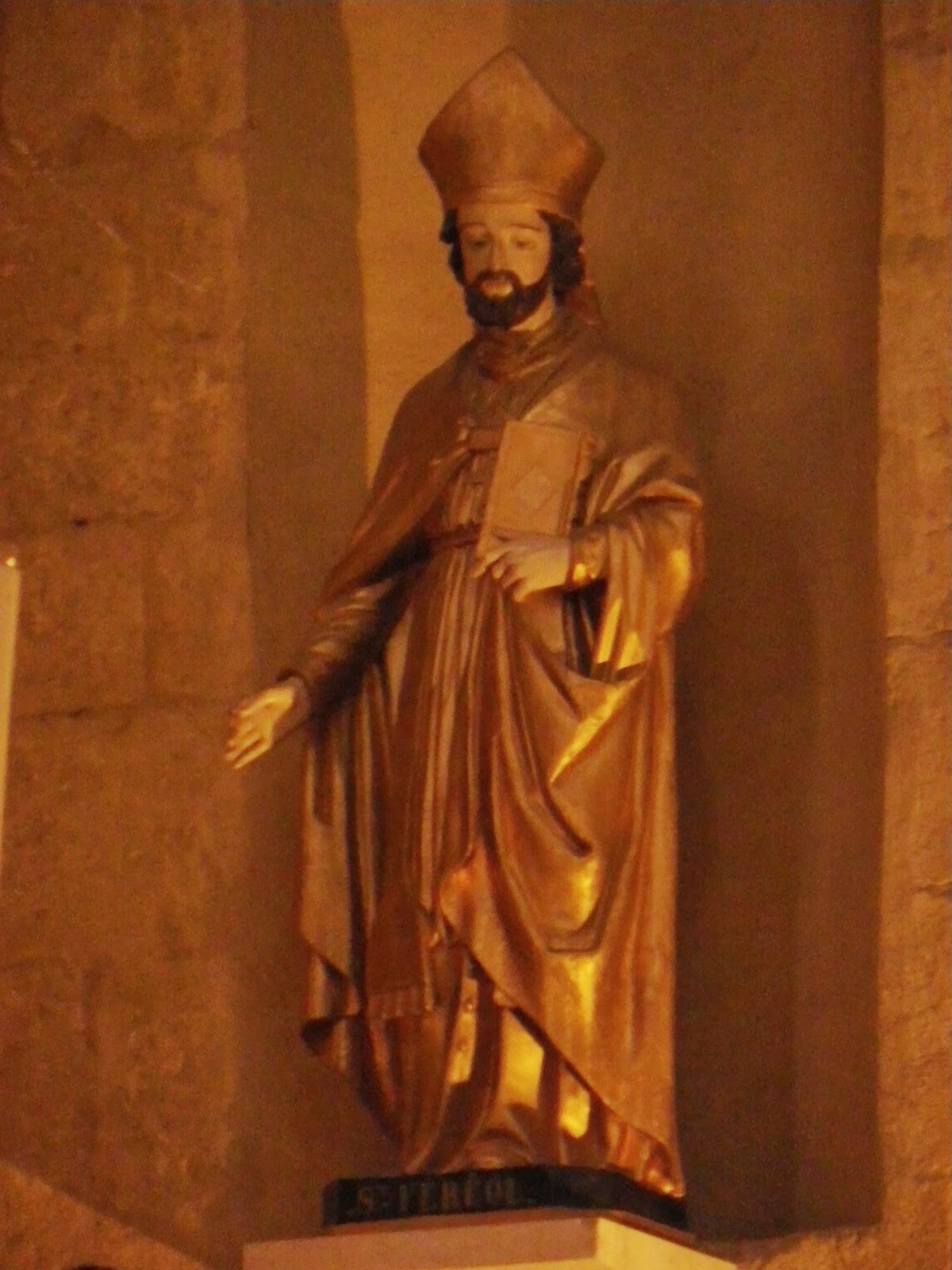 Den hellige Ferreolus, statue i katedralen Saint-Théodorit i Uzès