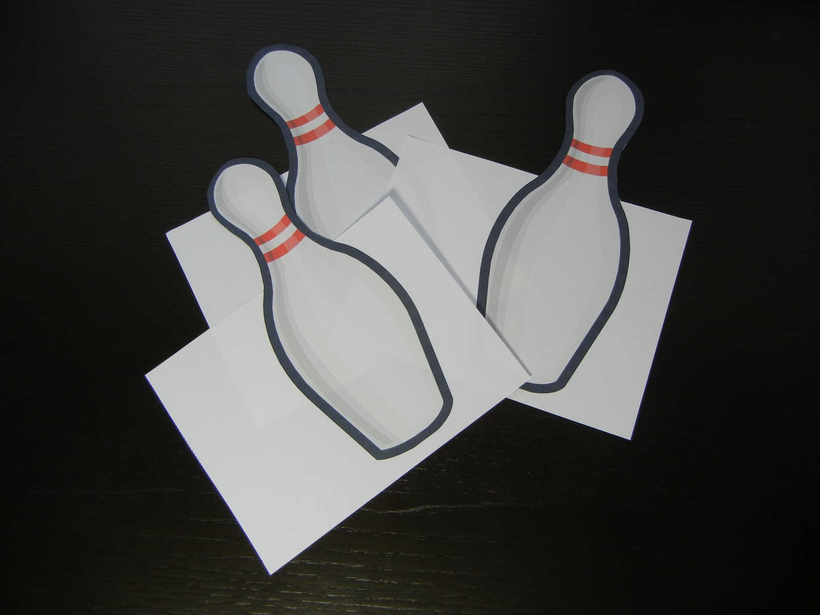 Colored Paper Skies Bowling anyone??