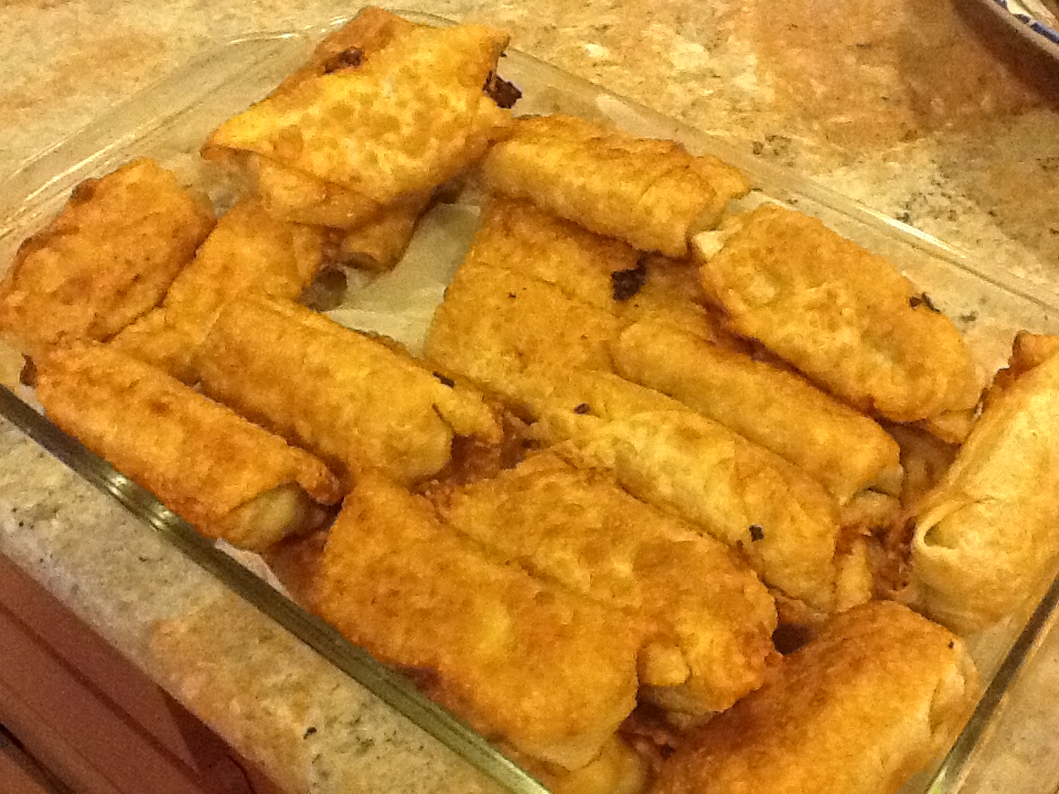 E is for Egg Rolls
