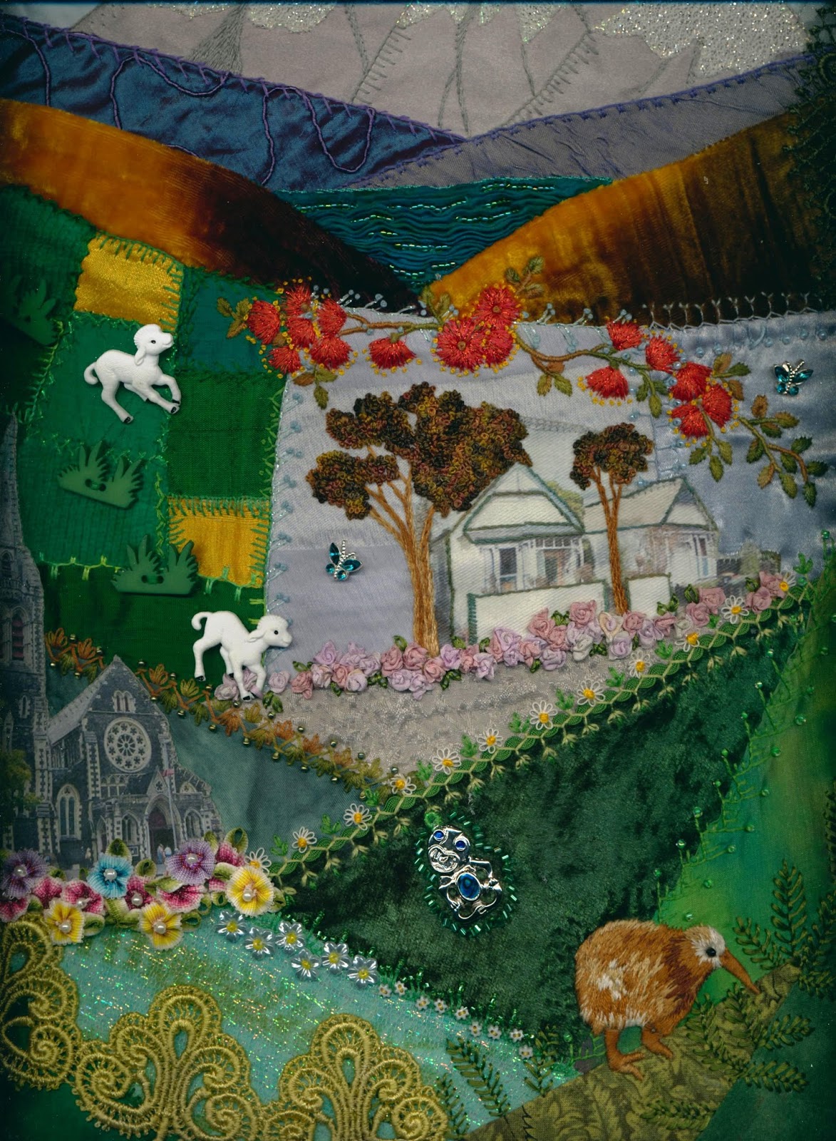 Viv's Crazy Quilting Journey