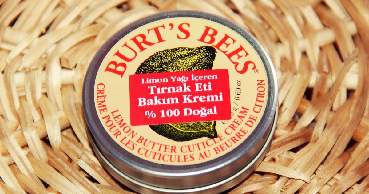 BakımlıKedi Burt's Bees Limon Yağı İçeren Tırnak Eti Bakım Kremi