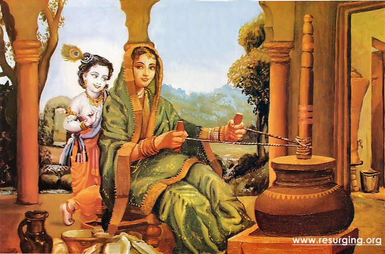 Mother Yasoda Binds Lord Krishna THE HINDU PORTAL