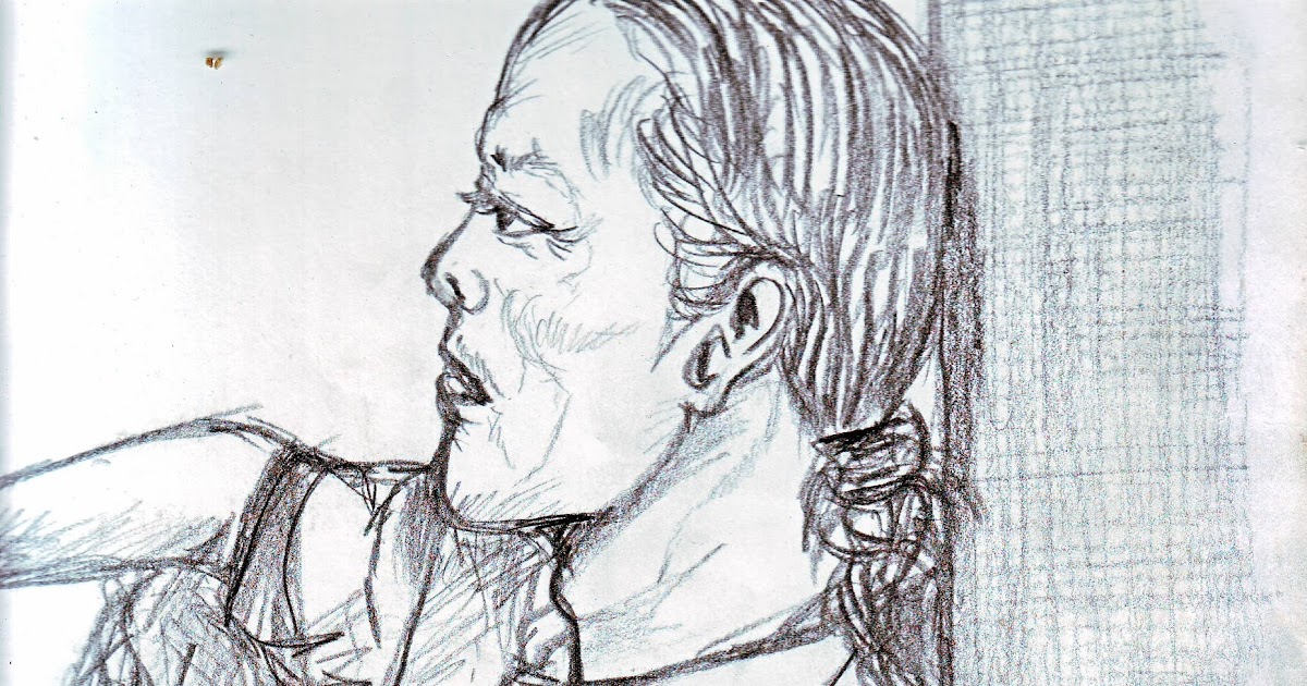 Menggambar Sketsa: skets teman galau