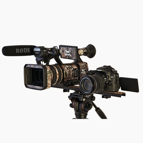 Dual Camera Mount for DSLR and Video Camera Campbell Cameras inFOCUS