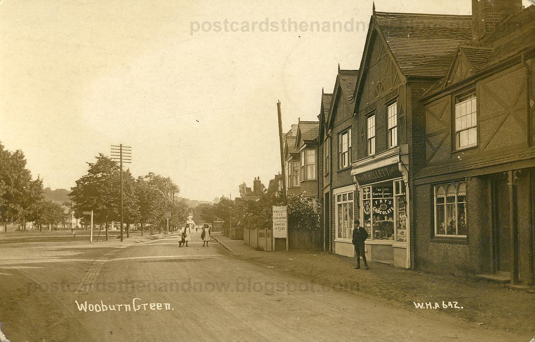 Postcards Then and Now Wooburn Green, Buckinghamshire, c1912