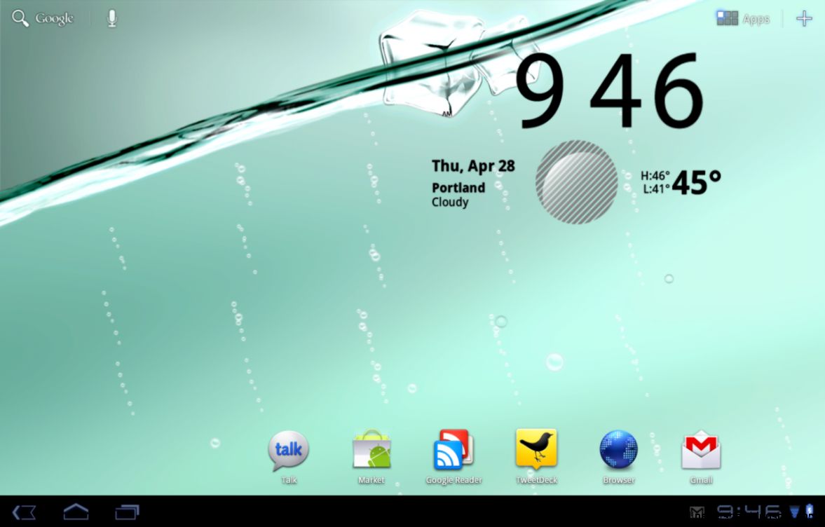 My Water Live Wallpaper Pulled from Transformer Ported to My Water Live Wallpaper Pulled from Transformer Ported to