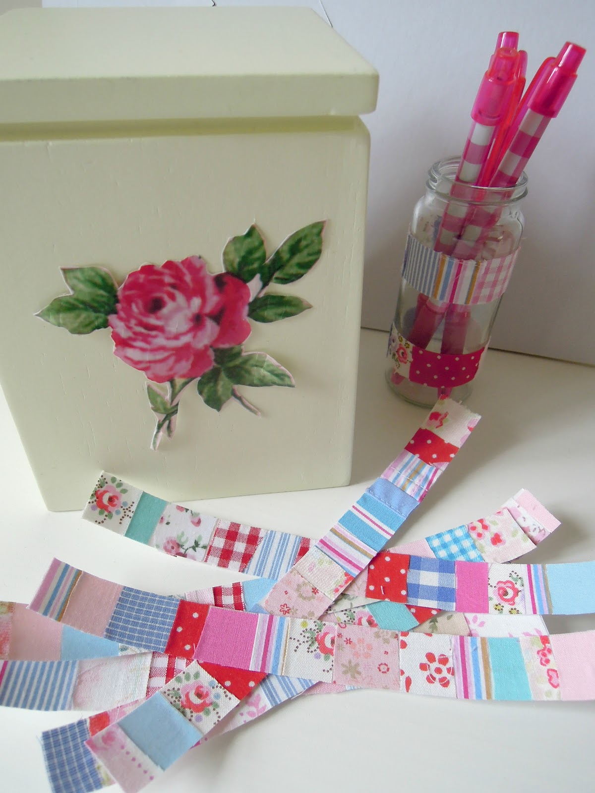 Rubyred Fabric Deco tape