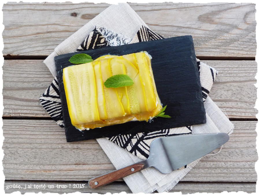 Terrine de courgettes, saumon et fromage frais Goûte, j'ai testé un