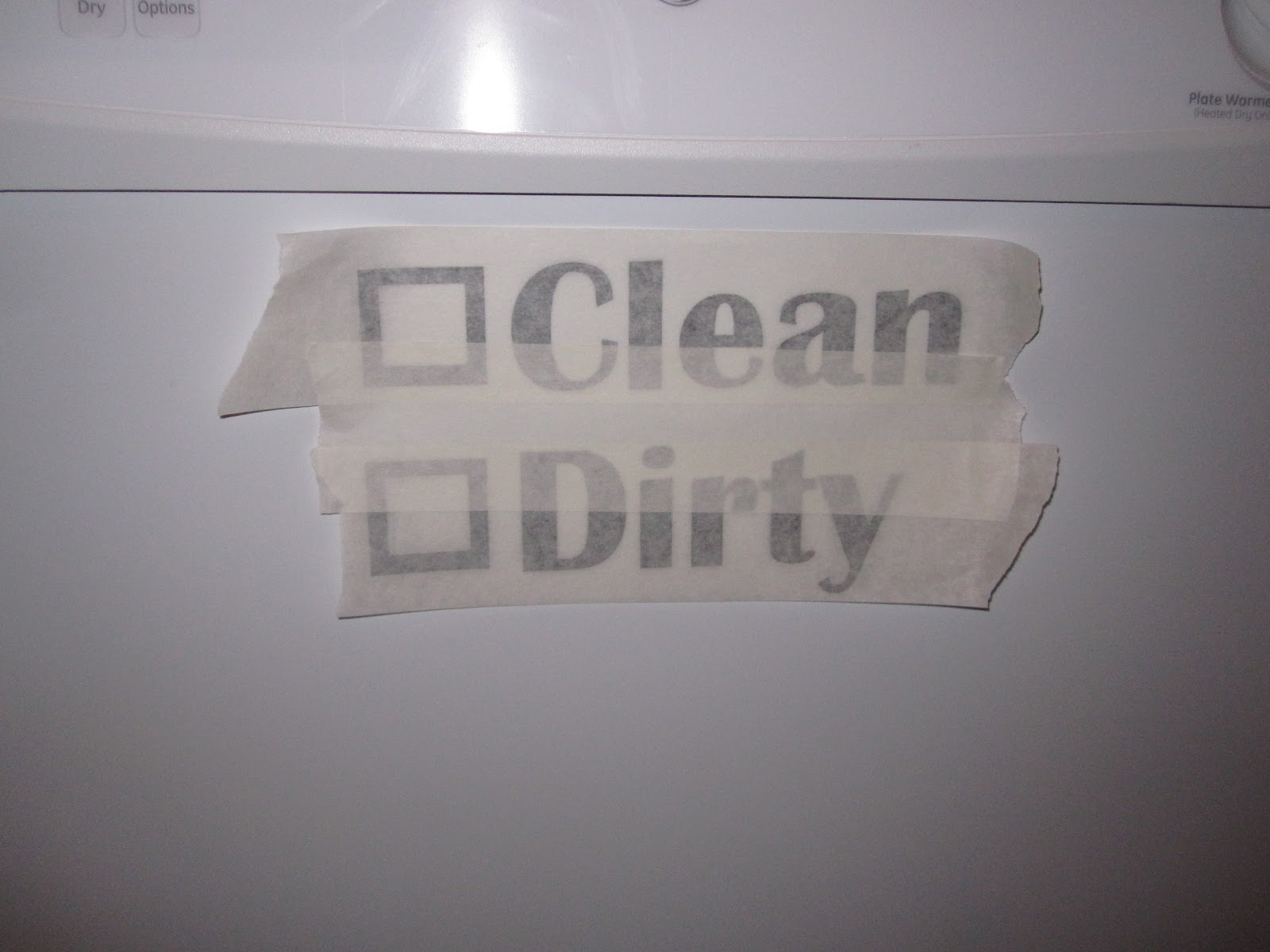 Dishwasher Vinyl Falling Down House