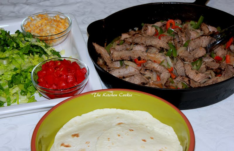 Grilled Steak Fajitas