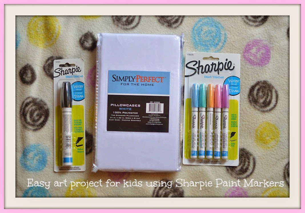 The Samantha Show Easy art project for kids using Sharpie Paint Markers