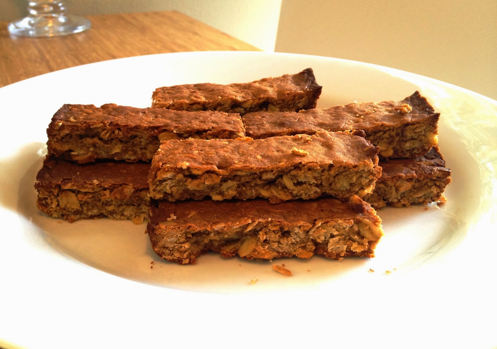 Peanut Butter Oat Bars (GlutenFree)