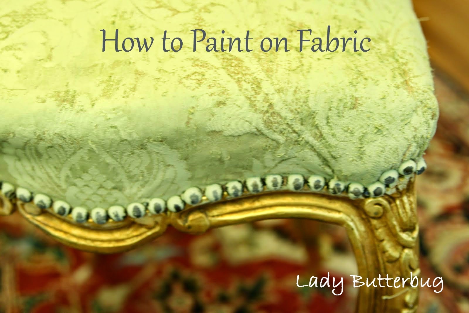 Annie's Chalk Paint® on Fabric