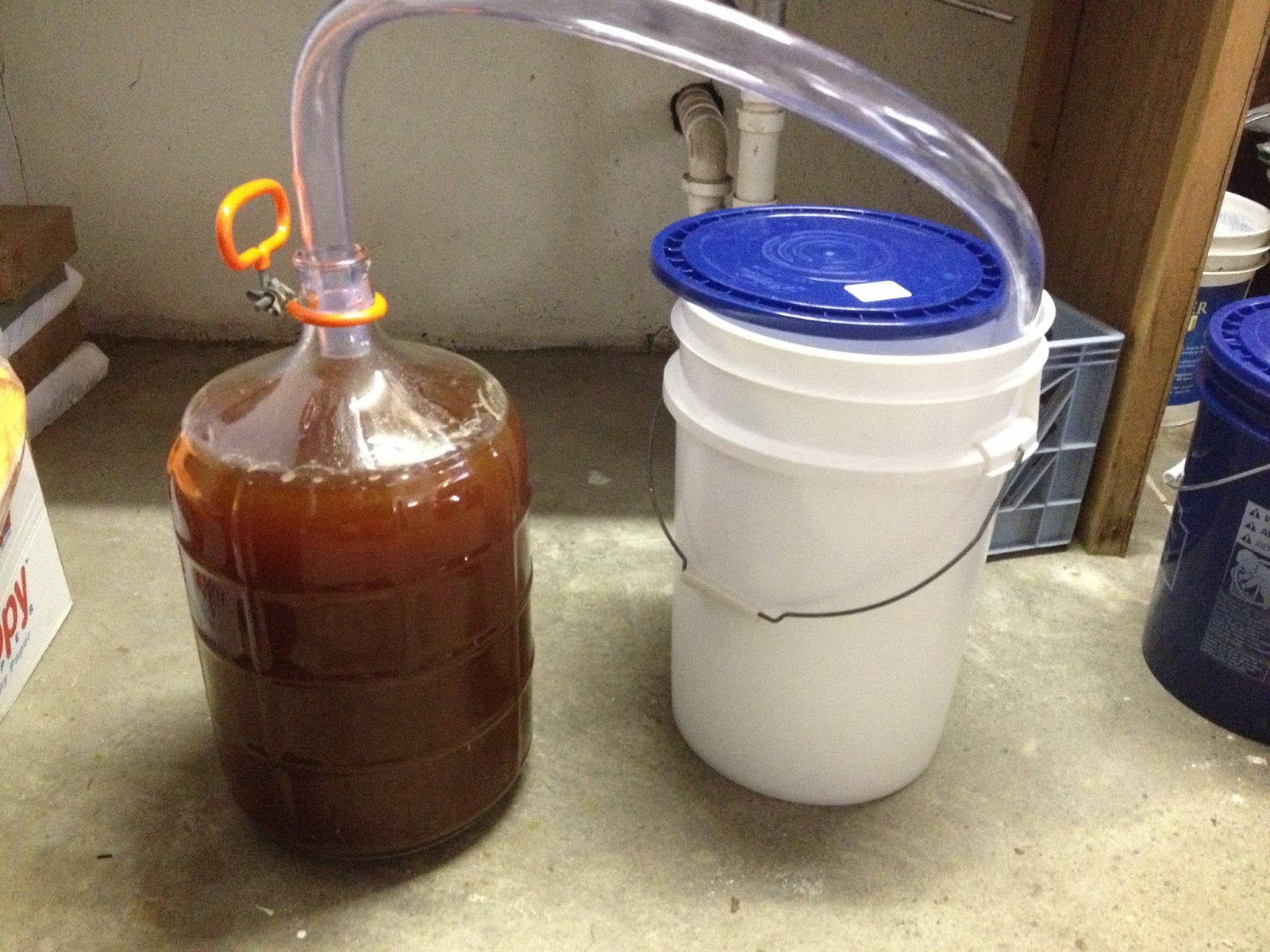 Love and Spice Beer Brewing Step Two, the Carboy