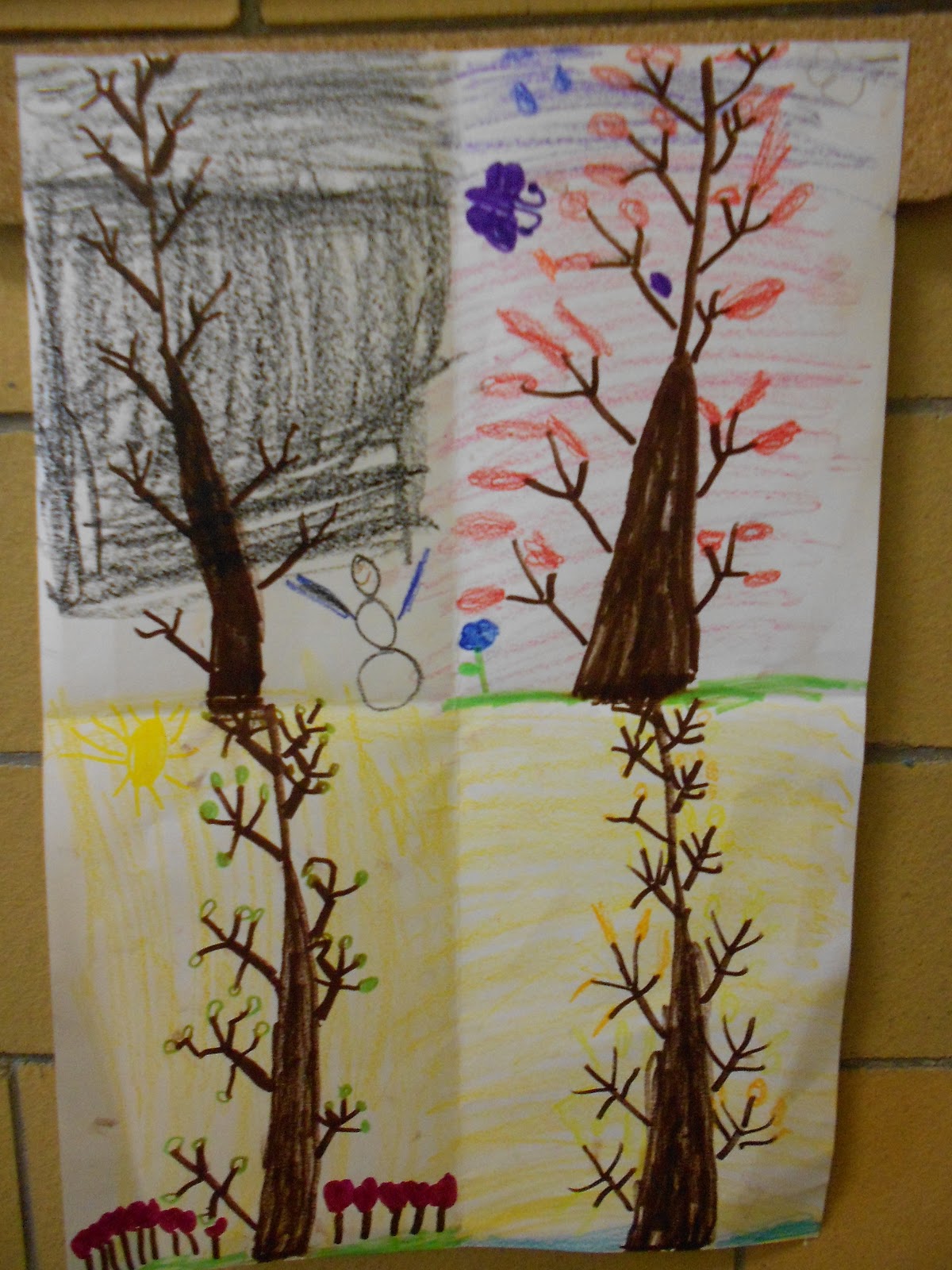 Learn, Explore, Create: Kindergarten Four Seasons Drawing