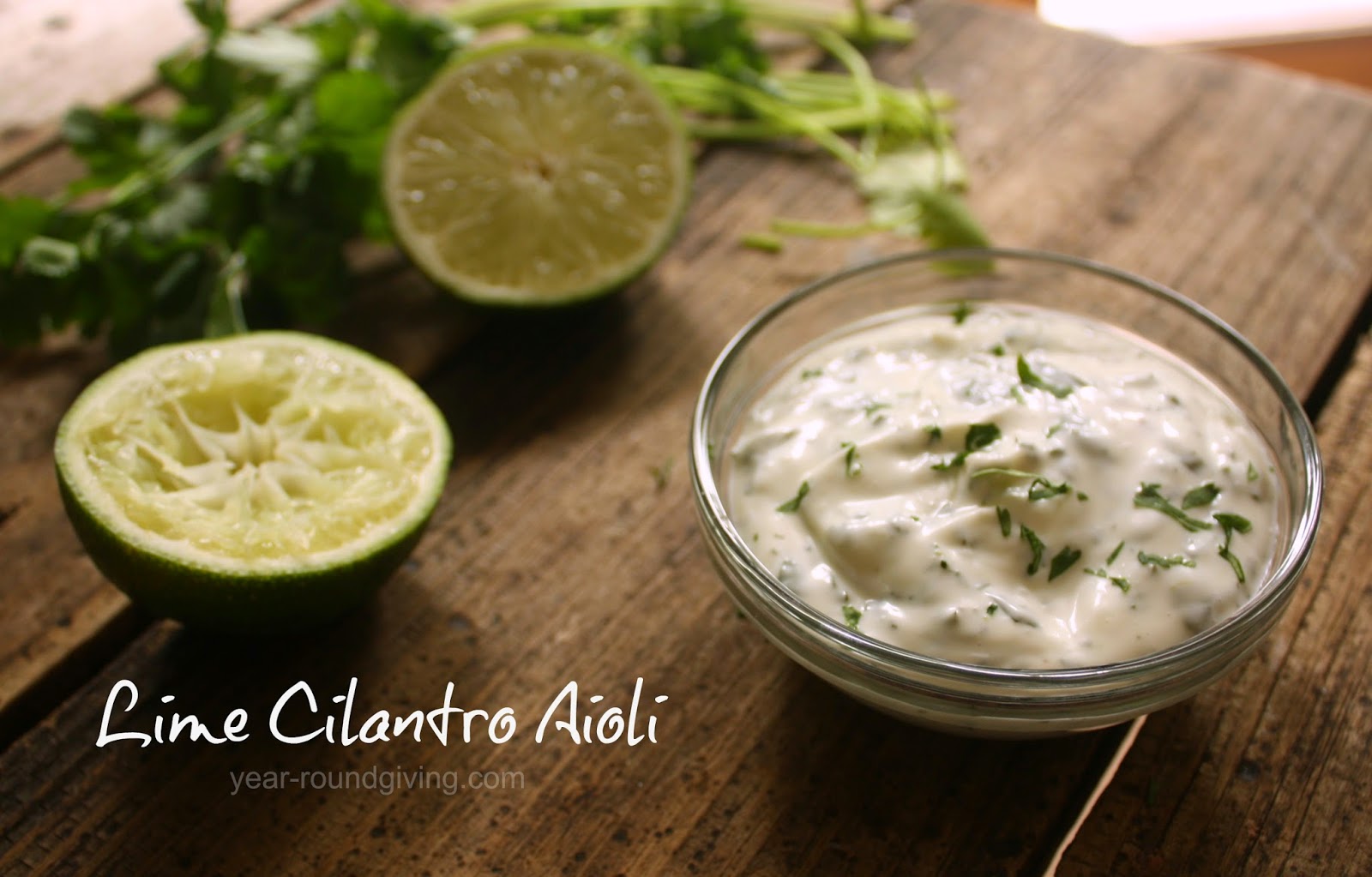 Lime Cilantro Aioli Daily Appetite