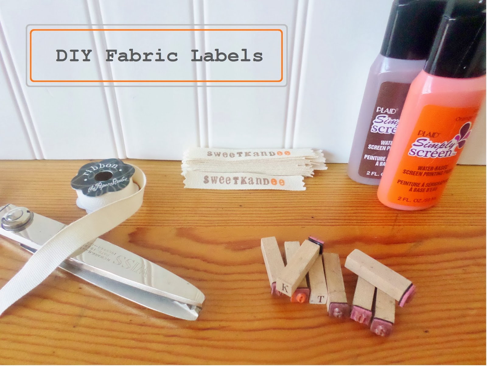 SweetKandee DIY Fabric Labels