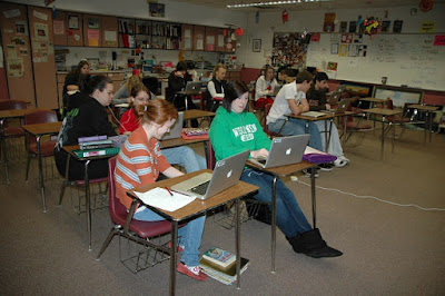MacBookPro laptops in the classroom
