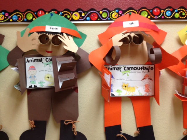 Buzzing About Second Grade: Animal Camouflage Reports and Safari Guide