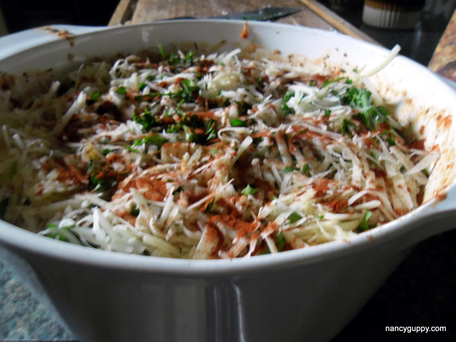 Nancy Guppy, Registered Dietitian (RD) Italian Baked Beans (gluten free)