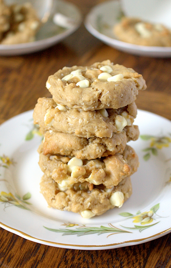I'd Much Rather Bake Than... Coconut Cream Cheese White Chocolate Chip