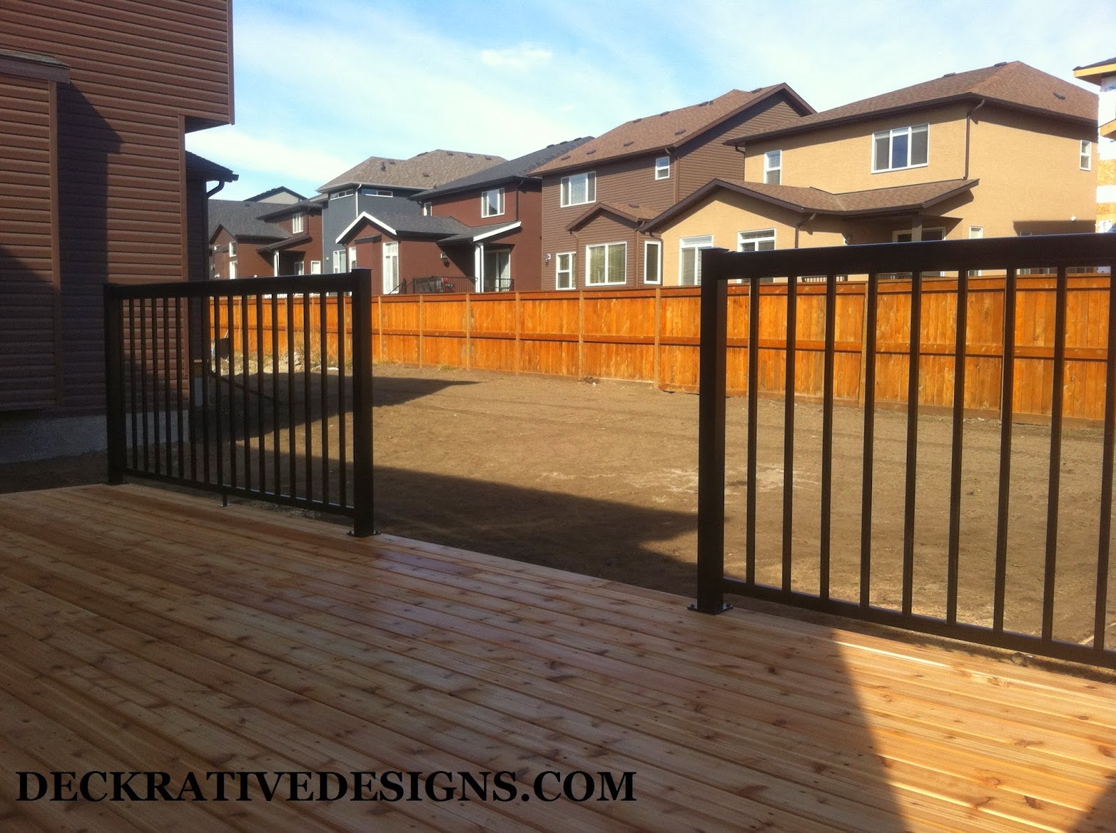 Decking Designs by Deckrative Designs Calgary Cedar Calgary deck with