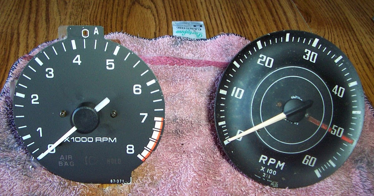Eric's Garage TR3A Retrofitted Jaeger Tachometer