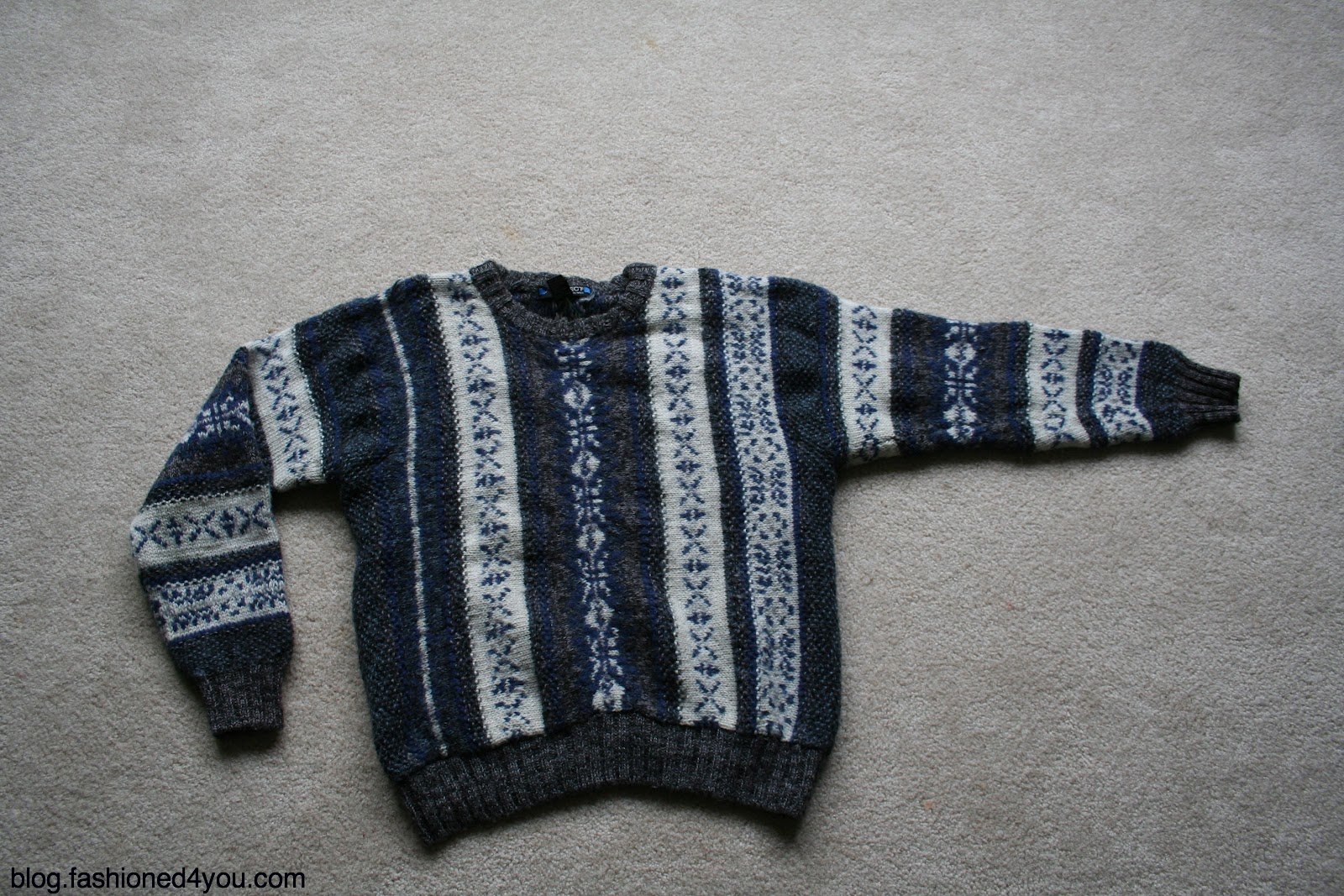 Fashioned4You Felting Wool Upcycle Sweater Tutorial