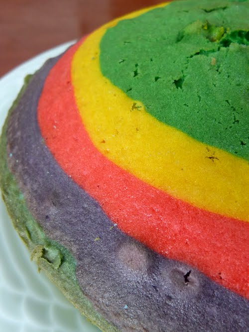 horneAndo Algo otoño de colores torta arco iris