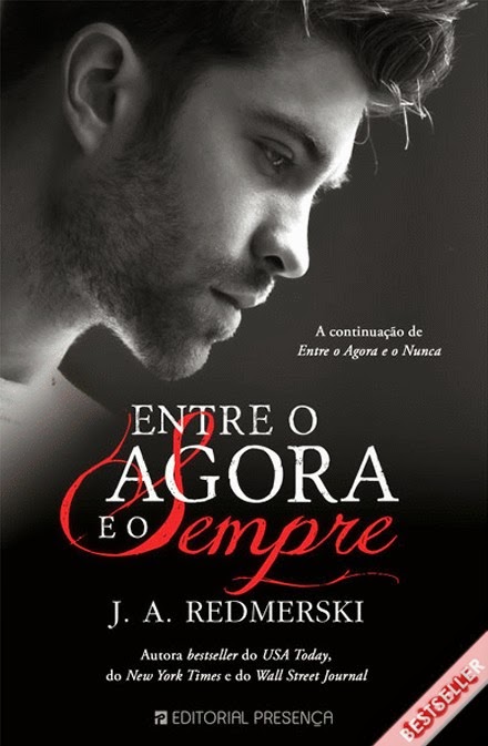Entre o Agora e o Sempre é a muito aguardada sequela de Entre o Agora e o Nunca, o romance que nos apresentou Camryn Bennett e Andrew Parrish, dois jovens em busca do lado mais ousado da vida, que se conhecem e apaixonam durante uma viagem de autocarro. Agora, alguns meses depois desse primeiro encontro, estão noivos e esperam, entusiasmados, a chegada do primeiro filho. Mas, quando nada o fazia prever, a tragédia bate-lhes à porta. J. A. Redmerski deixa-nos de novo rendidos ao fascínio desta intensa história de amor e dos seus protagonistas, pela coragem que têm em se manter fiéis a si próprios, vivendo plenamente o presente, com um espírito livre e profundamente apaixonados pela vida.