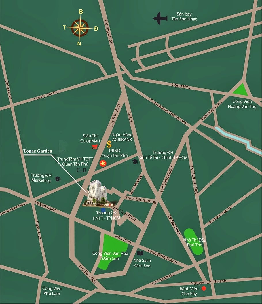 Can ho topaz garden vi tri Vị trí căn hộ Topaz Garden