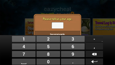 Enter your age