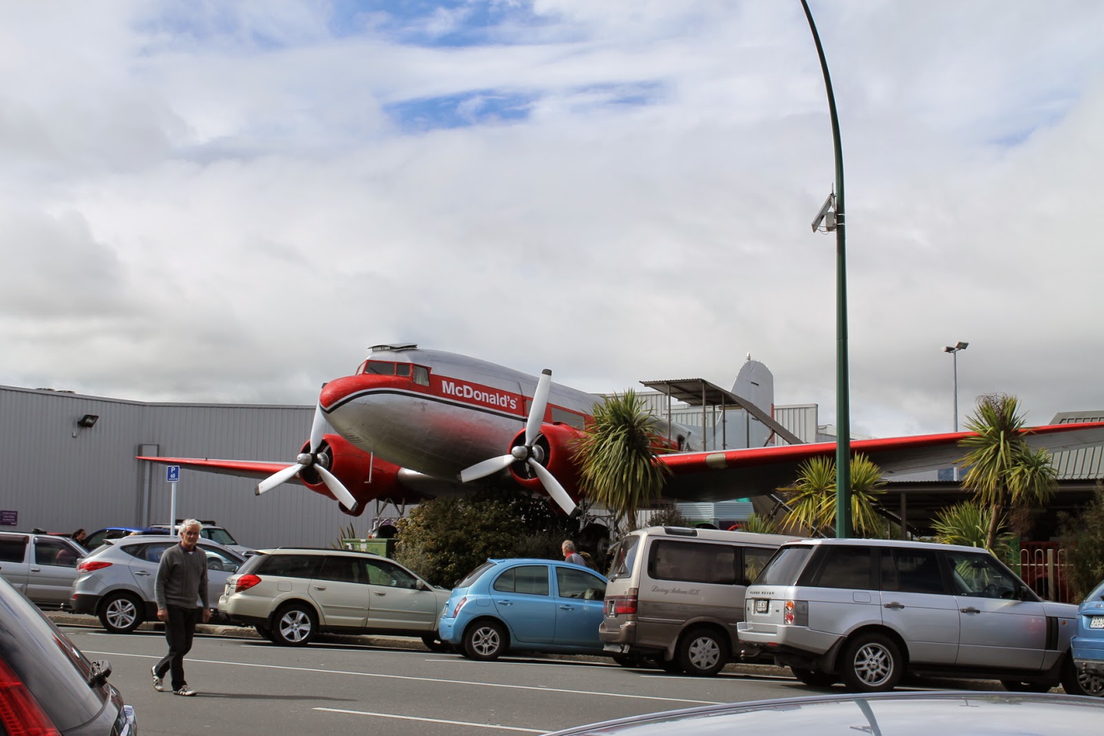 Aero Pacific Tauranga Spotter DC3 in MacDonalds Taupo food Store.