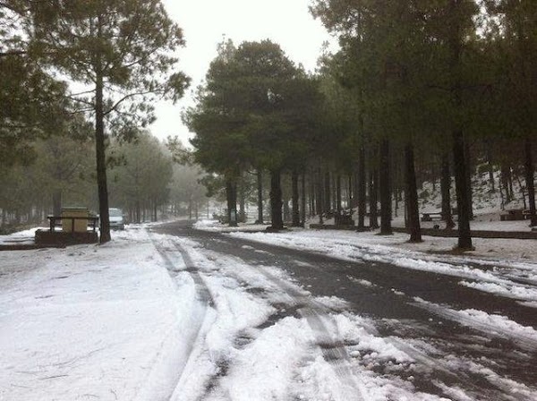 La cumbre Gran Canaria, amanece con nieve La cumbre Gran Canaria, amanece con nieve