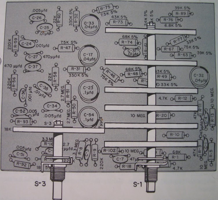 retro vintage modern hifi Knight Kit Stereo Preamplifier 83 YX 776